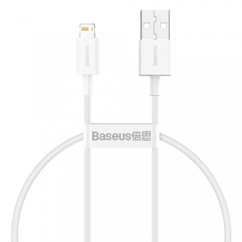 Laidas USB - iPhone 7/8/X 8pin (lightning) 0.25m 2.4A Baseus 